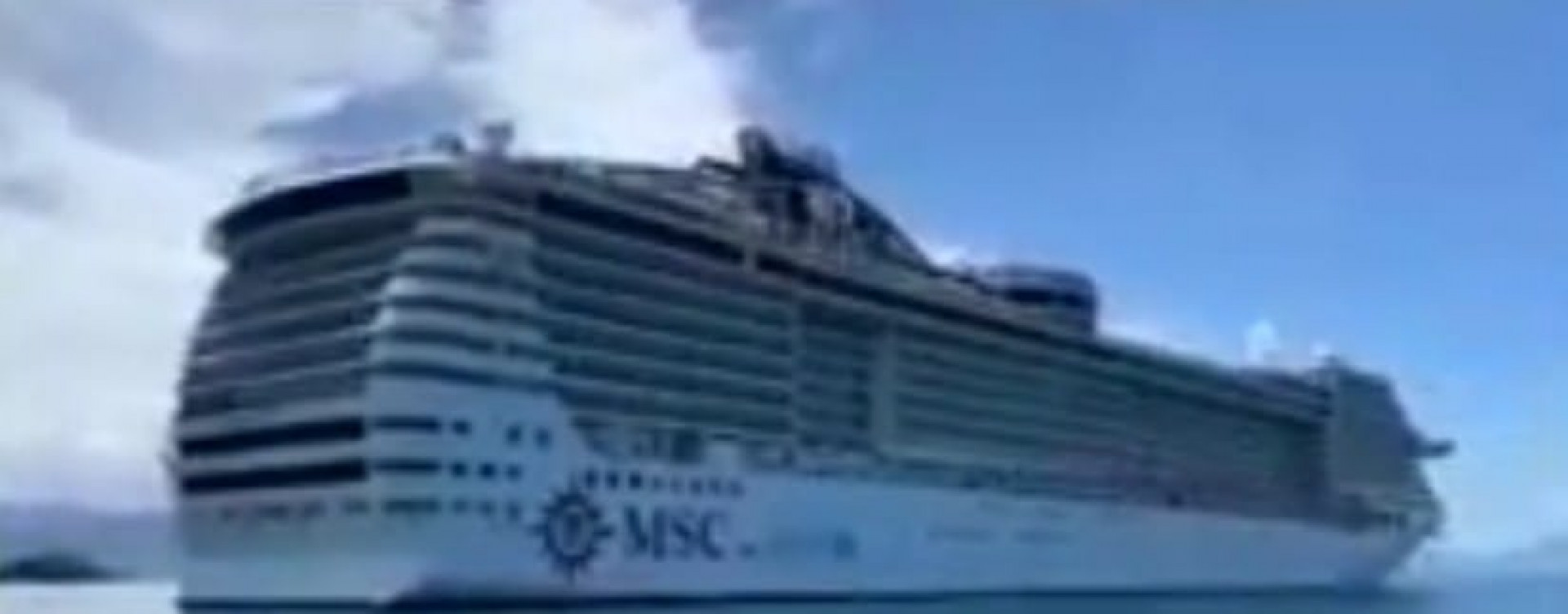 MSC Preziosa na Vila do Abra&atilde;o, Ilha Grande. - Divulga&ccedil;&atilde;o/rede social