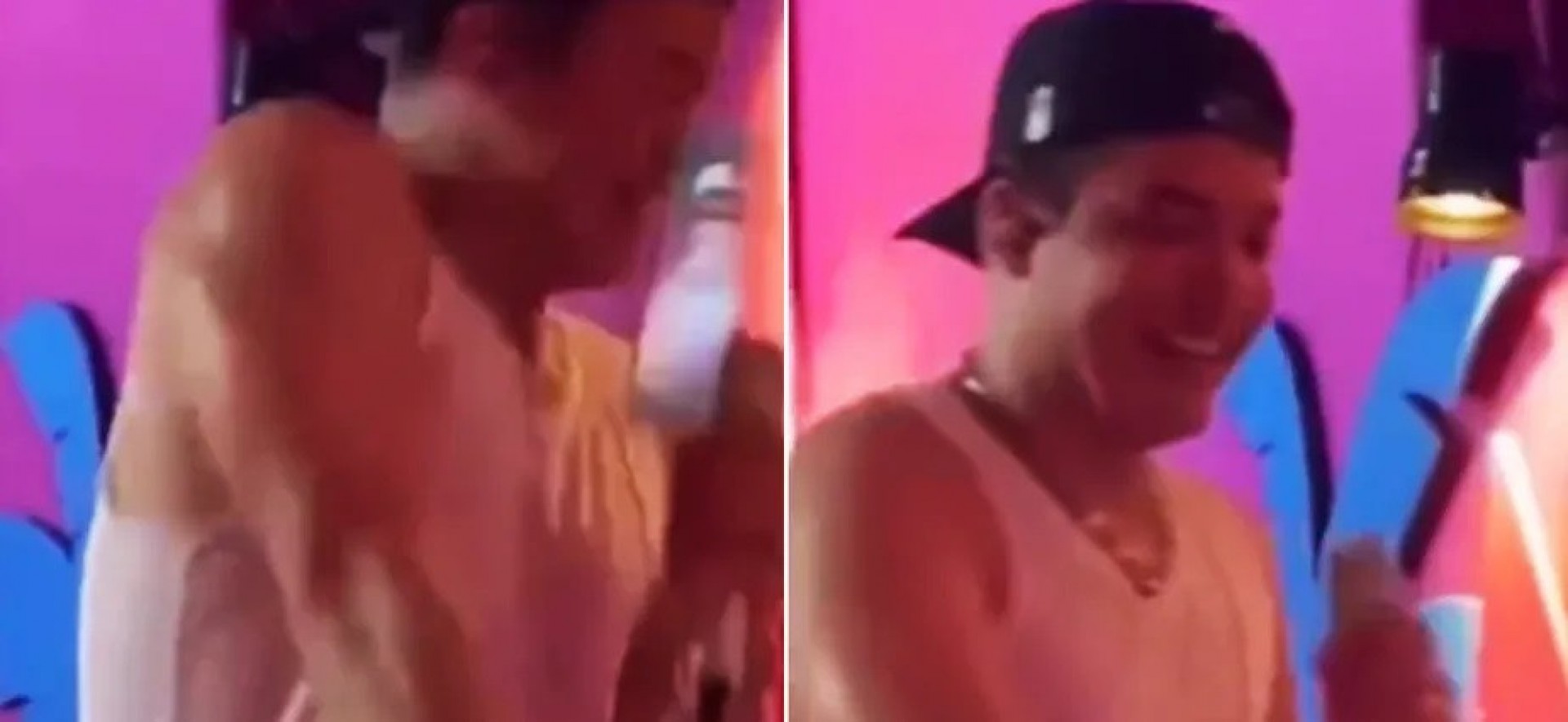 Wesley Safadão é atingido no rosto por celular arremessado por fã no palco de seu show - Reprodução Internet