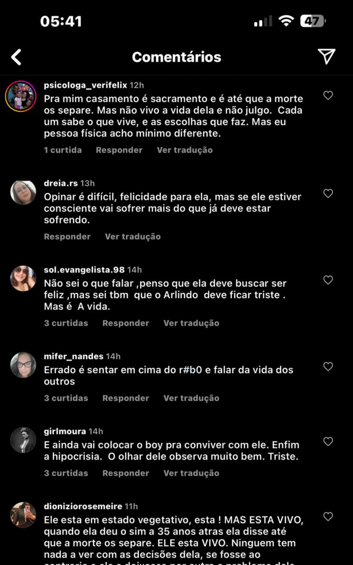 Coment&aacute;rios Babi Cruz