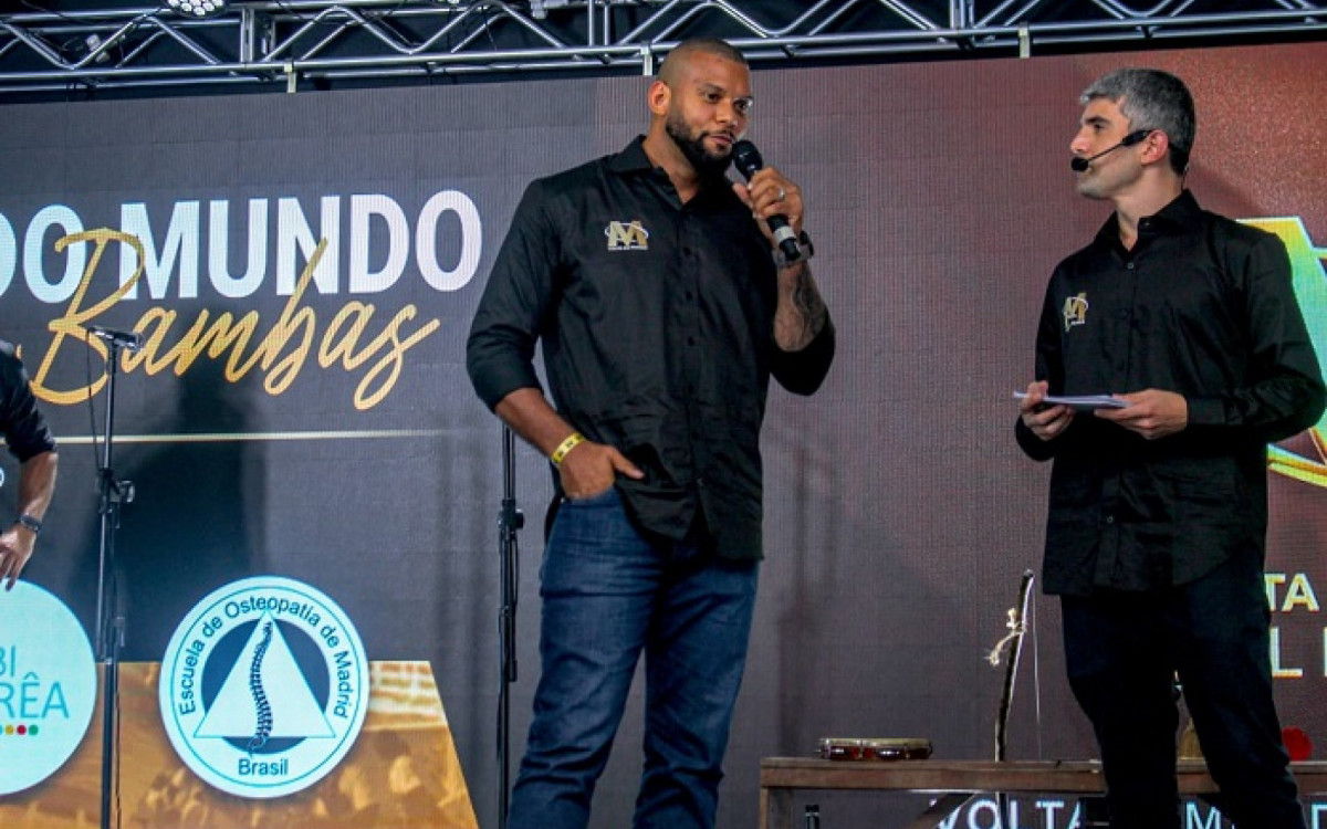 Ex-lutador do UFC, Thiago Marreta (à esquerda) é o embaixador do evento