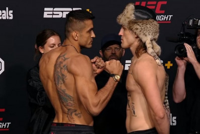 UFC Vegas 70: brasileiros e astros do main event passam pela balança