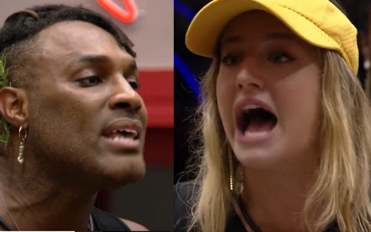 Bruna Griphao e Fred Nicácio discutem - Reprodução de vídeo / TV Globo