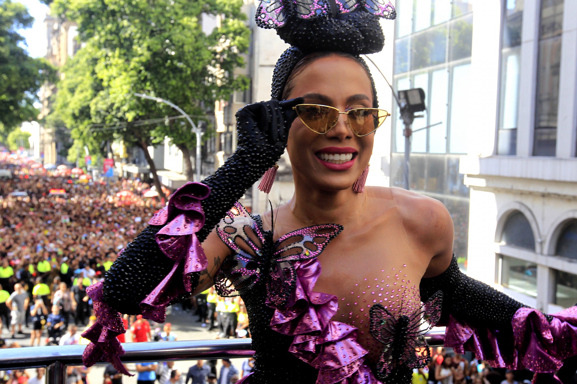 Anitta diz que n&atilde;o beijou na boca durante o Carnaval - Reginaldo Pimenta / Agencia O Dia