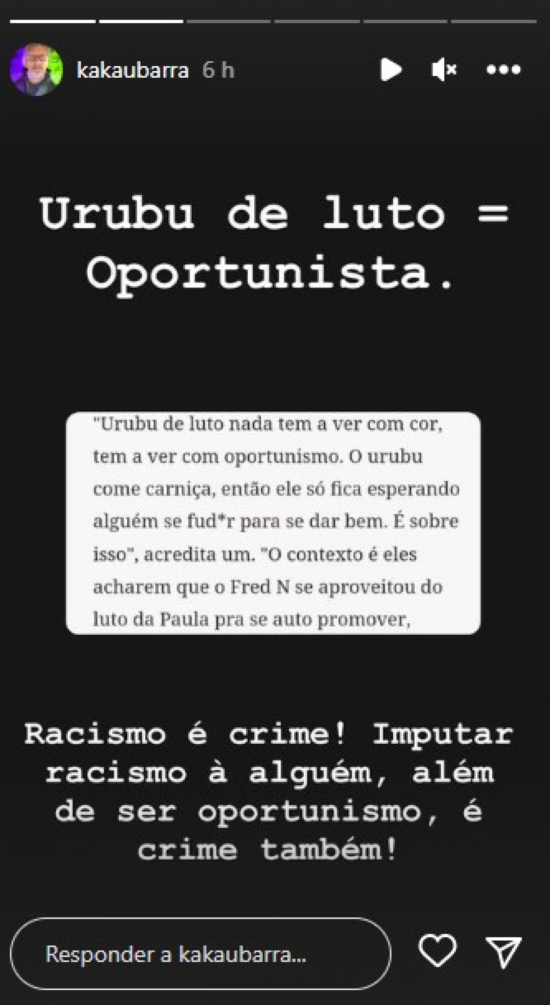 Pai de Bruna Griphao sai em defesa da filha após acusação de racismo - Reprodução Internet