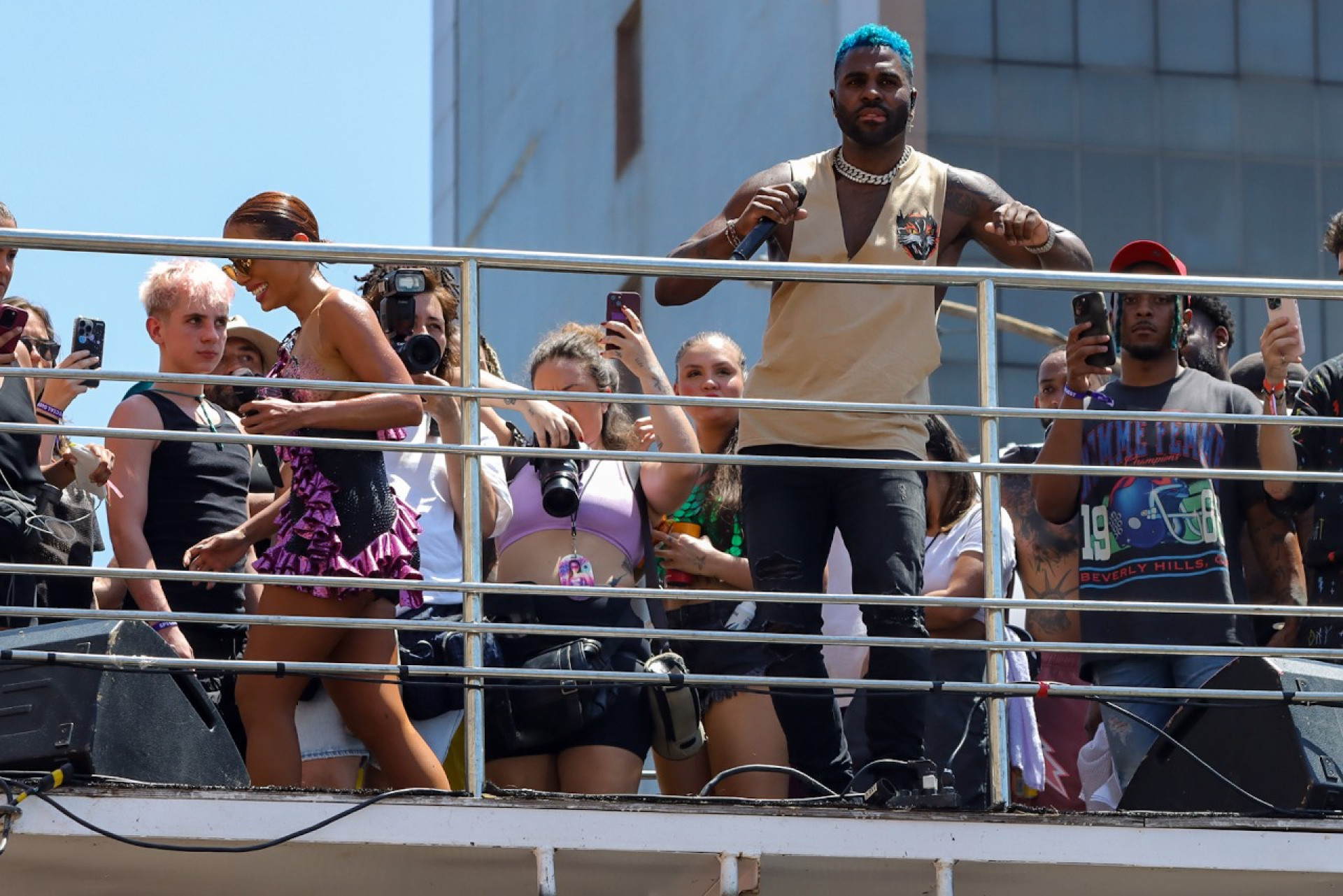 Jason Derulo se apresenta no bloco da Anitta - Chapetta e Pereira / Agnews