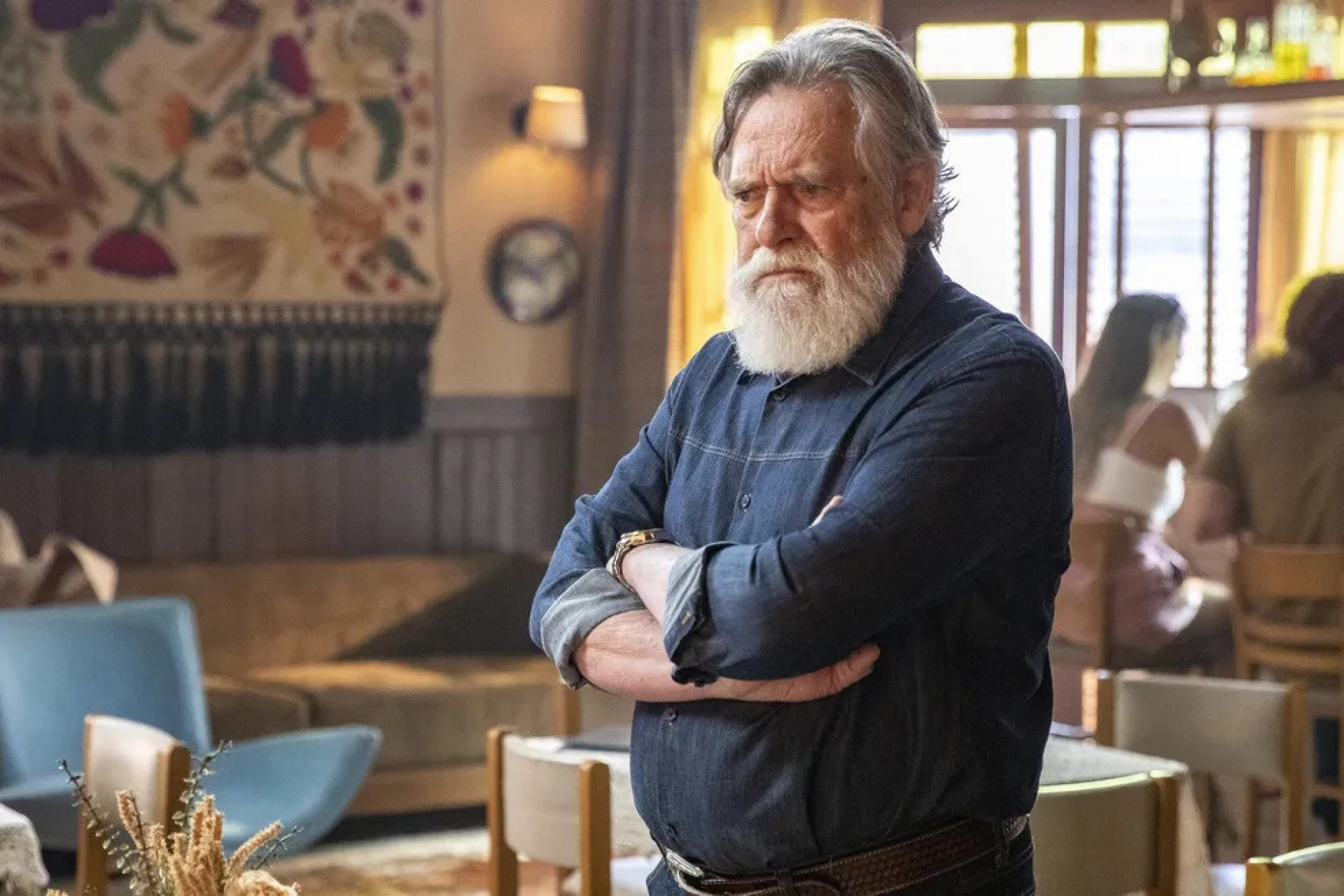 José de Abreu sofreu uma queda nas gravações de 'Mar do Sertão' - Globo/Fábio Rocha