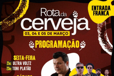 Barra do Piraí realiza 8ª edição da Rota da Cerveja no final de semana