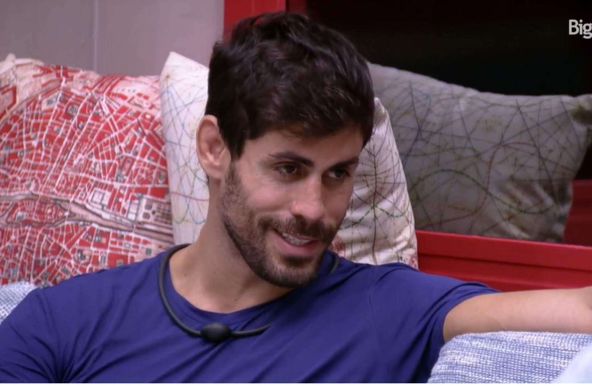 Antonio Cara de Sapato revela voto em Fred Nicácio durante conversa com MC Guimê - Reprodução de vídeo / TV Globo