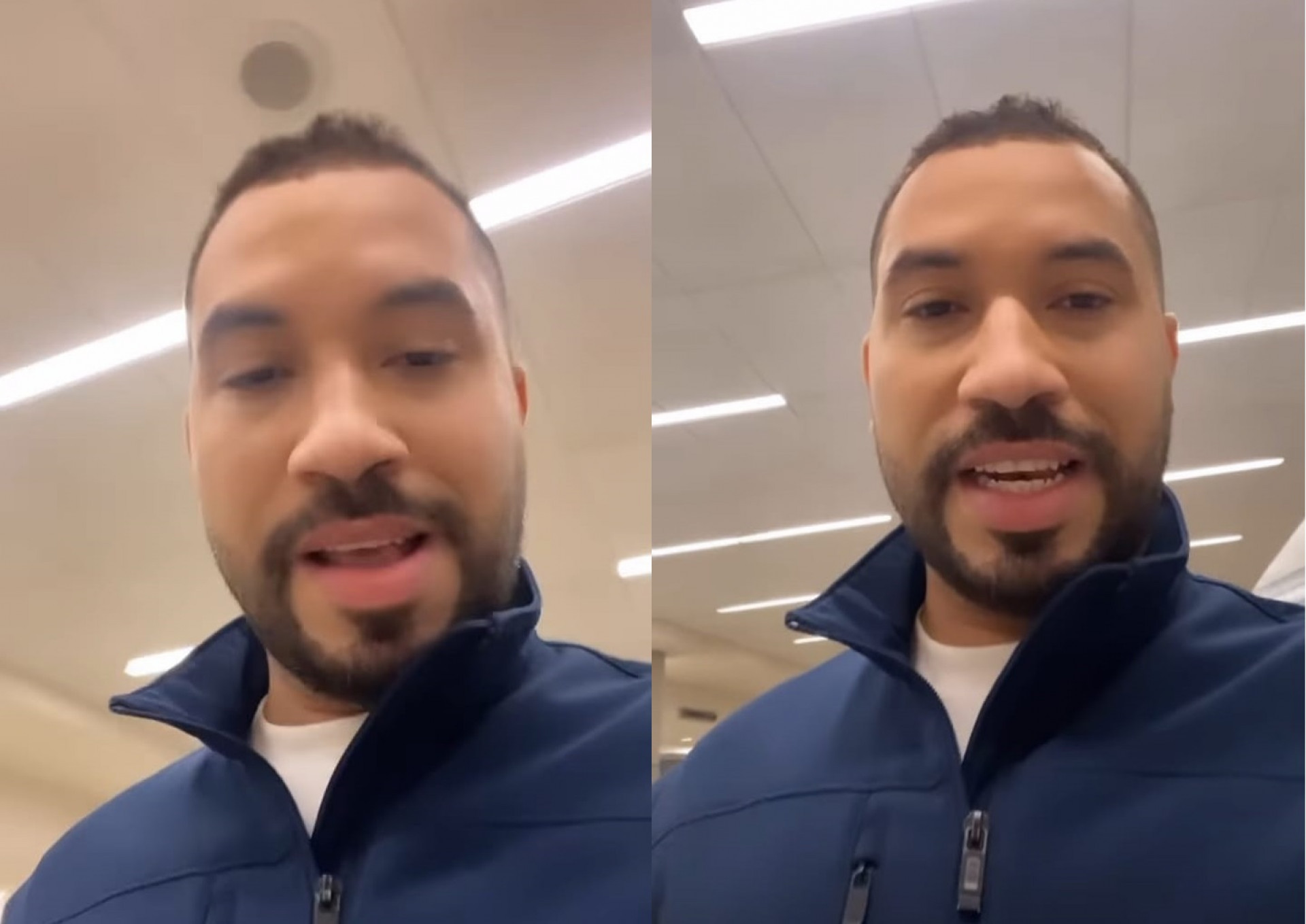 Vil do Vigor foi abordado pela polícia no aeroporto dos EUA  - Reprodução/Instagram
