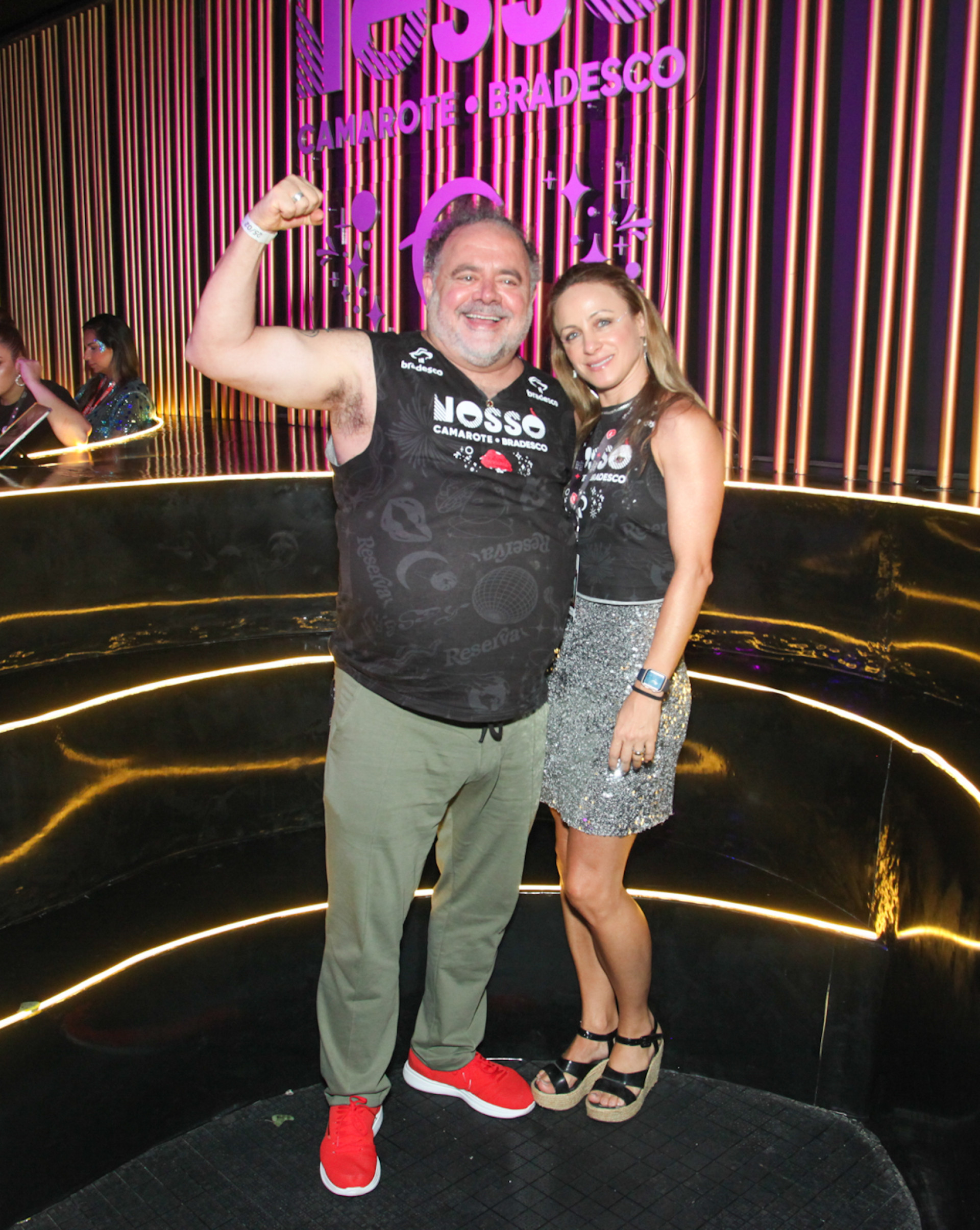  Leo Jaime e a mulher, Daniela Lux - Adão / AgNews