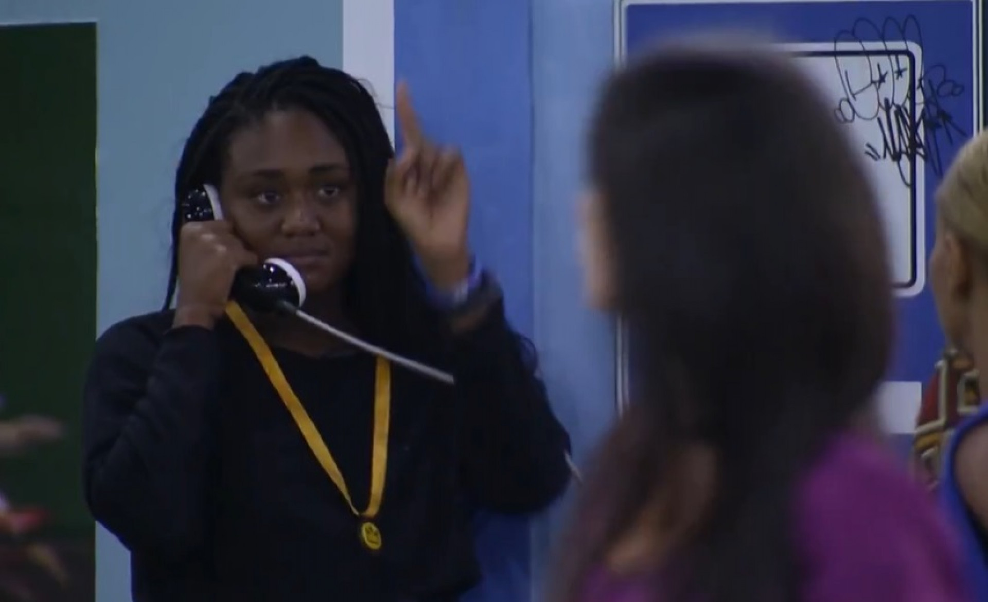 Sarah Aline atende ao Big Fone e indica Cara de Sapato ao Paredão  - Reprodução de vídeo / TV Globo