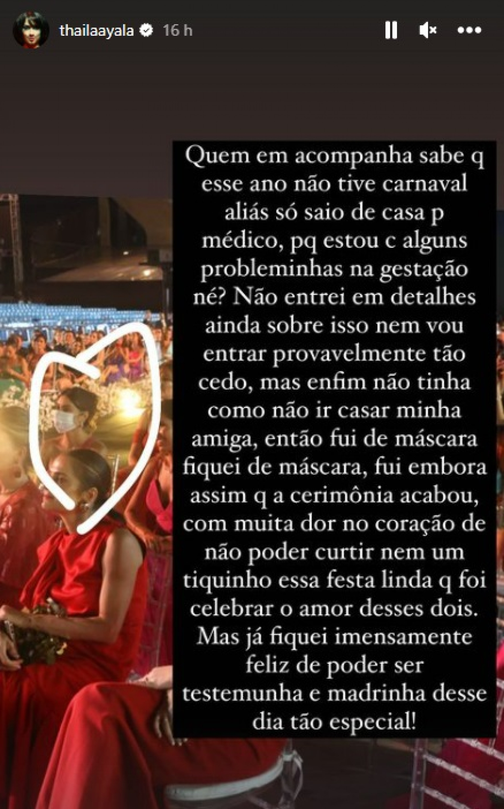 Thayla Ayala comenta problemas na gestação - Reprodução do Instagram