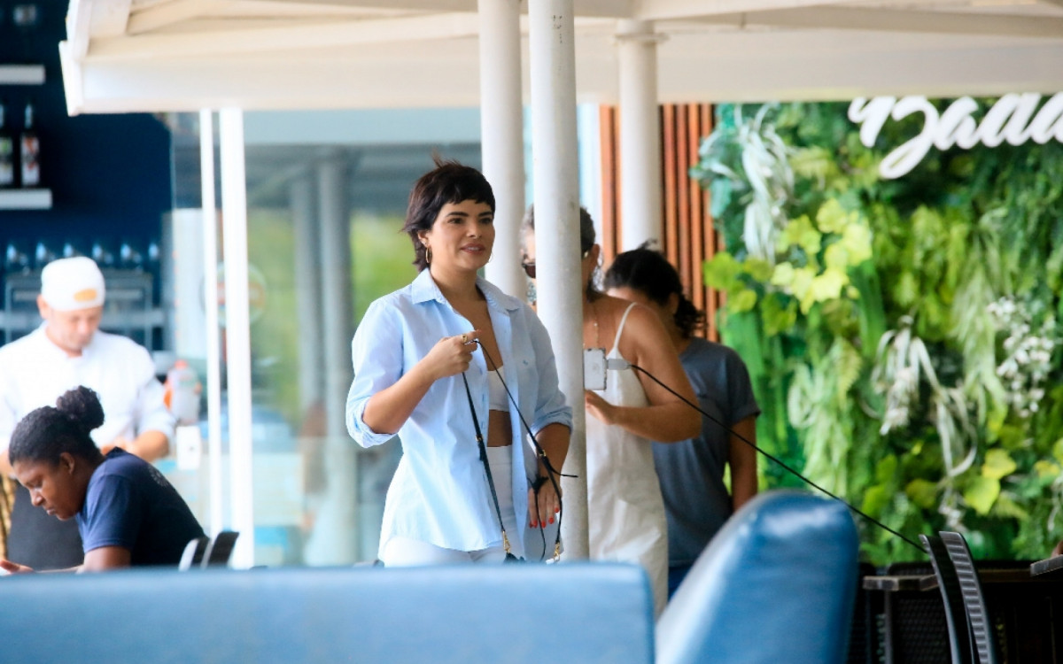 Vanessa Gi&aacute;como tamb&eacute;m participou de filmagem para 'Travessia'