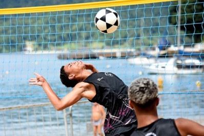 Primeiro Torneio de futevôlei na Praia Grande