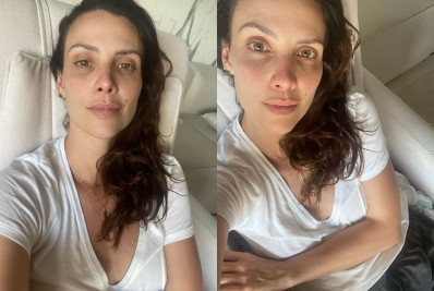 Camila Rodrigues posa sem maquiagem e confessa: 'Mamãe está confusa e exausta'