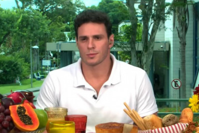 Eliminado do 'BBB 23', Gustavo toma café da manhã com Ana Maria Braga