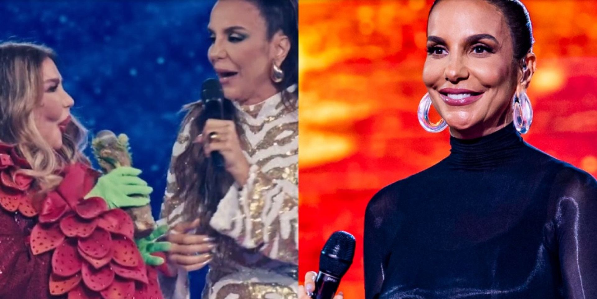 Ivete Sangalo relembra traição de ex-namorado ao reencontrar Rosana no 'The Masked Singer' - Reprodução / TV Globo