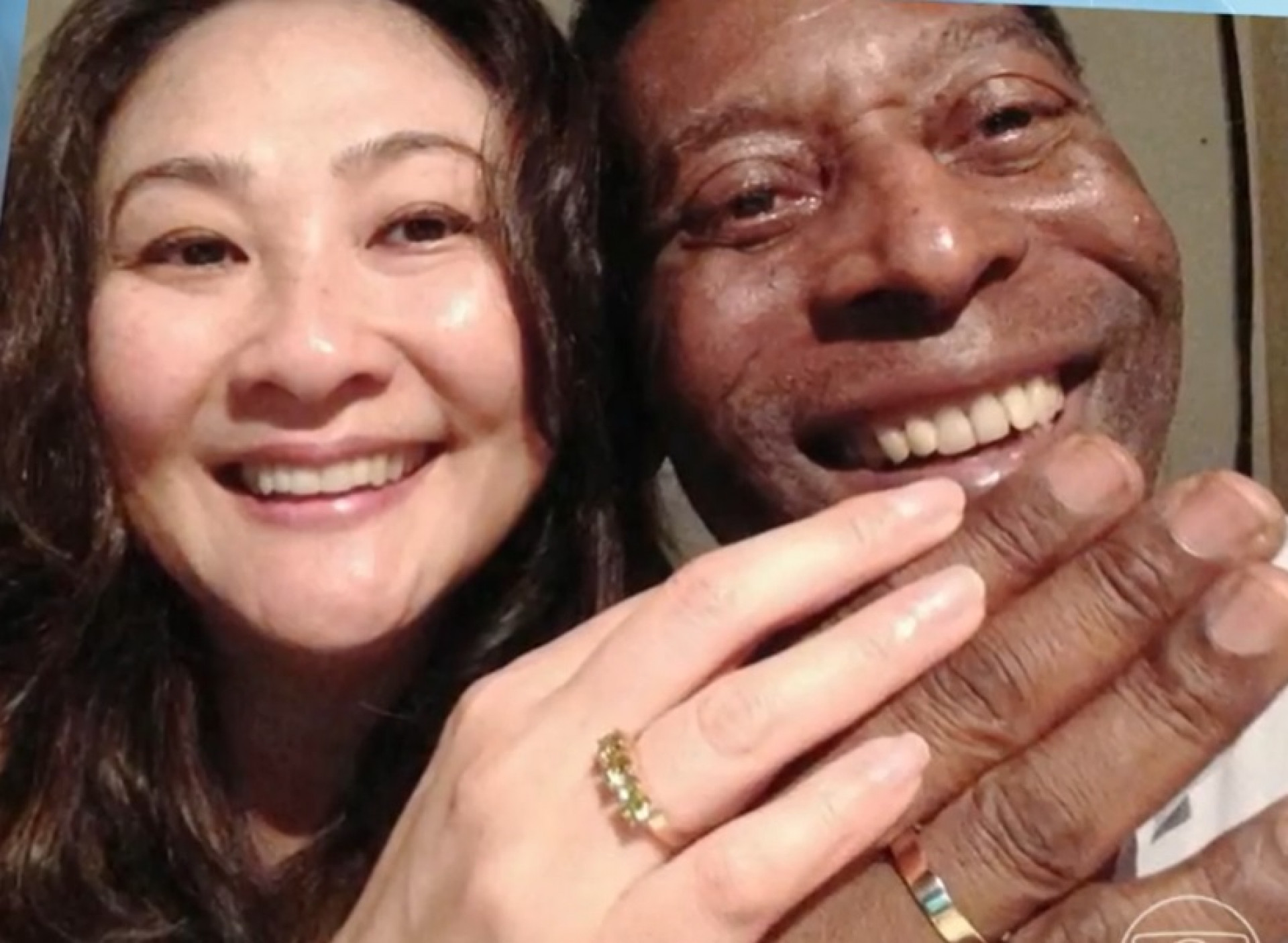 Márcia Aoki, viúva de Pelé, fala sobre a morte do Rei do Futebol - Reprodução de vídeo / TV Globo