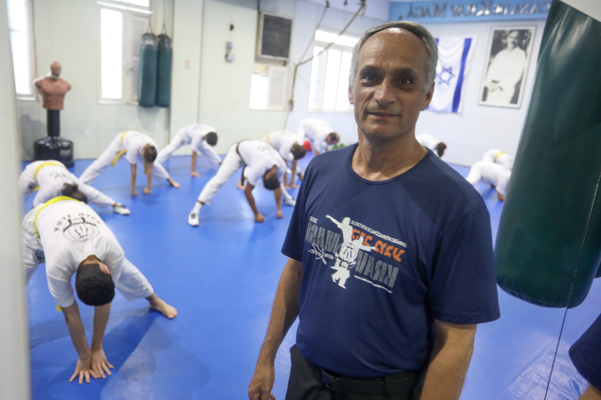 Grão Mestre Kobi trouxe a técnica para o Brasil -  Pedro Ivo / Ag&ecirc;ncia O Dia