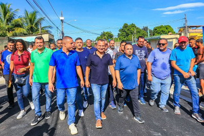Prefeito vistoria e anuncia novas obras no Parque São José, em Belford Roxo
