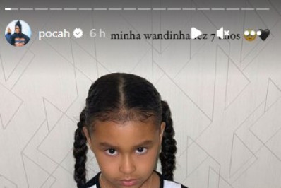 Filha de Pocah completa sete anos com aniversário da Família Addams