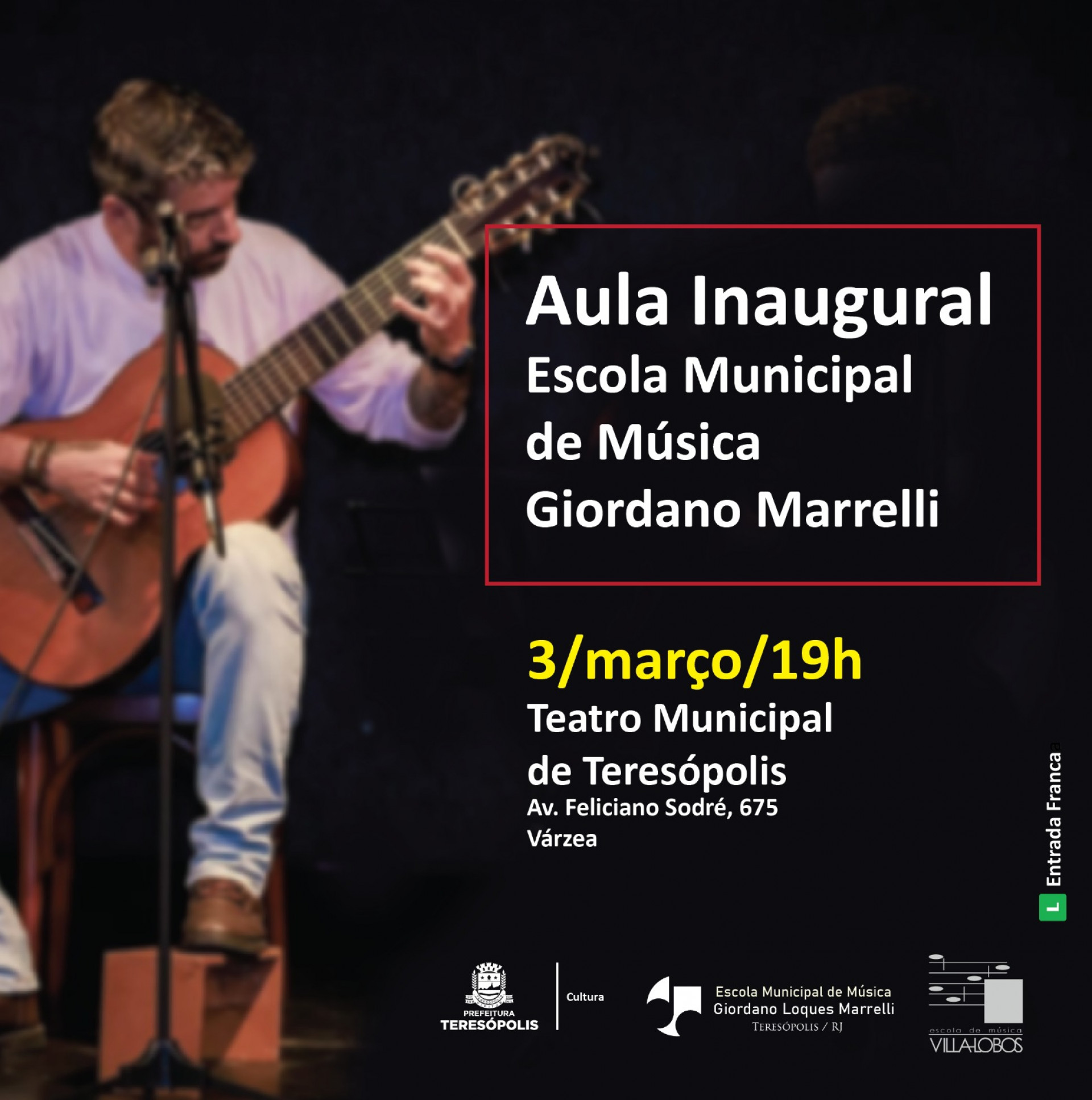 Concerto oficializa retorno &agrave;s aulas dos alunos da Escola de M&uacute;sica Villa-Lobos 