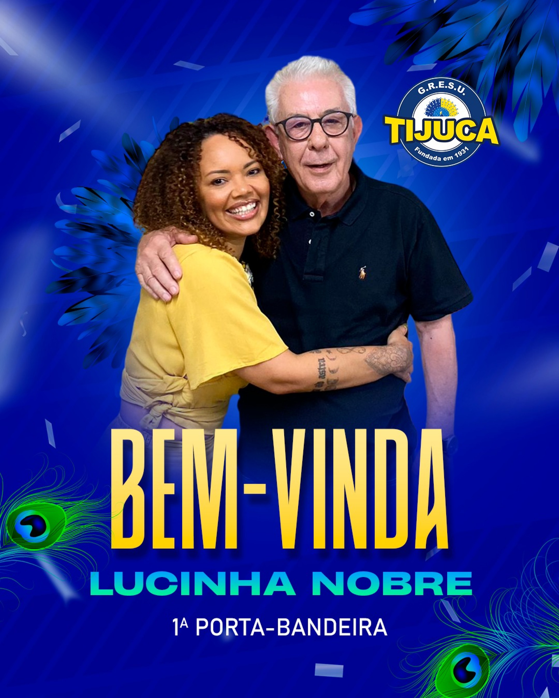 Lucinha Nobre retorna à Unidos da Tijuca - Divulgação