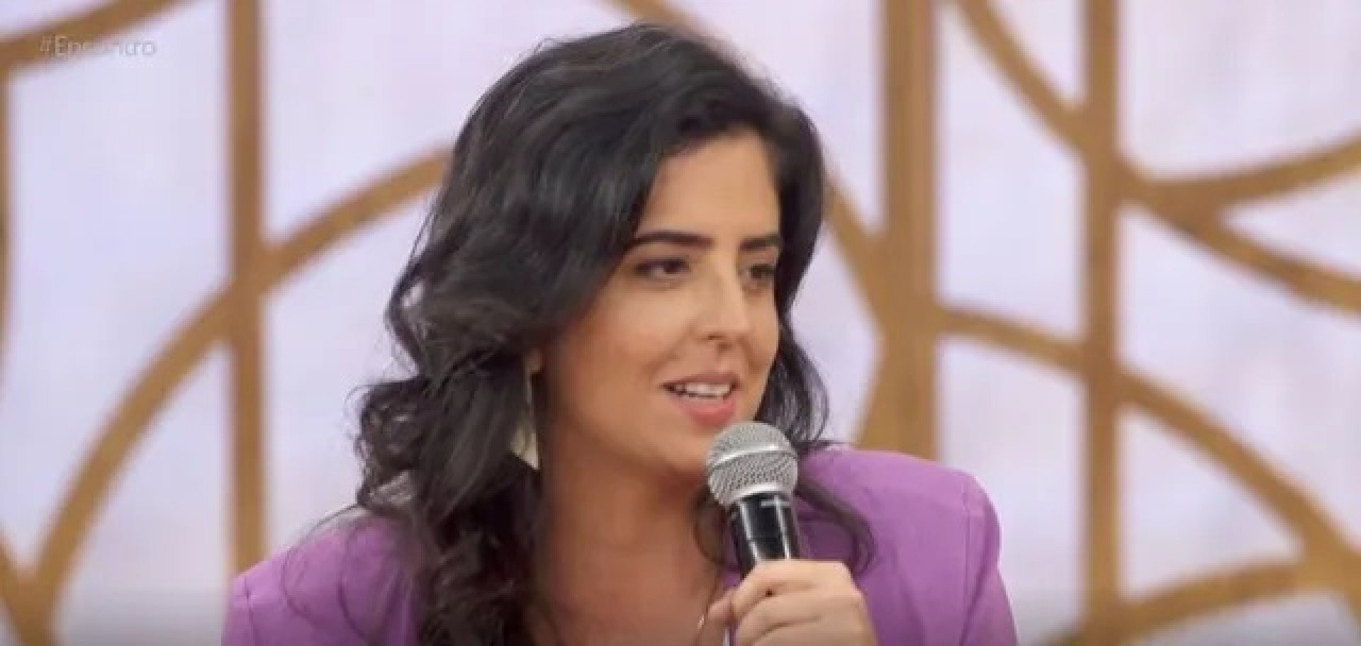 Lívia La Gatto participa do 'Encontro', da TV Globo - Reprodução de vídeo / TV Globo