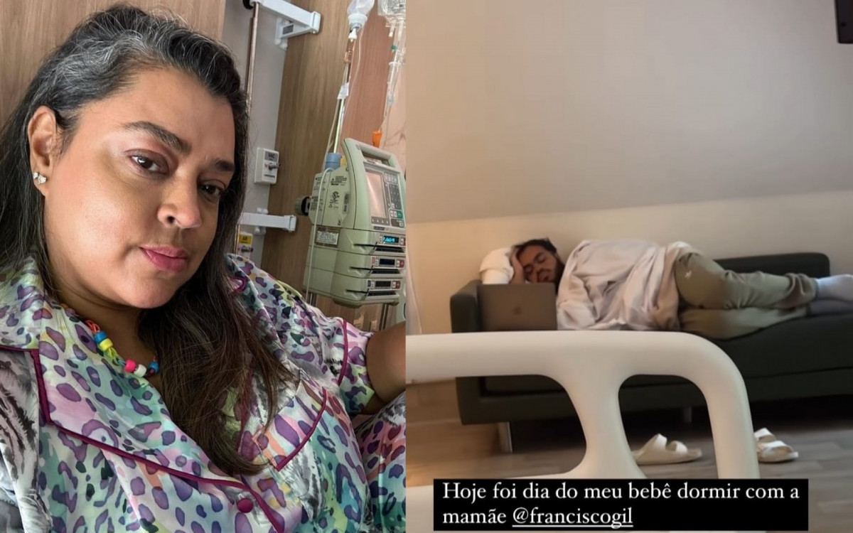 Preta Gil ganhou o companhia do filho durante tratamento em hospital 