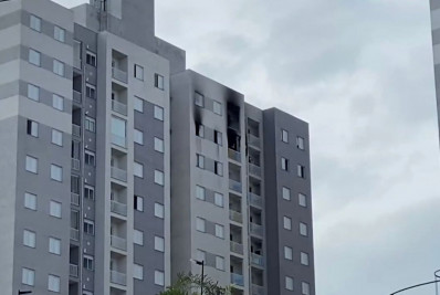 Homem morre após cair de prédio tentando escapar de incêndio