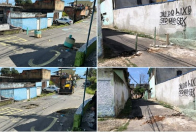 Polícia Militar retira barricadas na Comunidade do Castelar em Belford Roxo