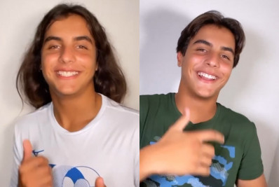 Filho de Ivete Sangalo radicaliza em novo visual e cantora se derrete: 'Nem em sonho'