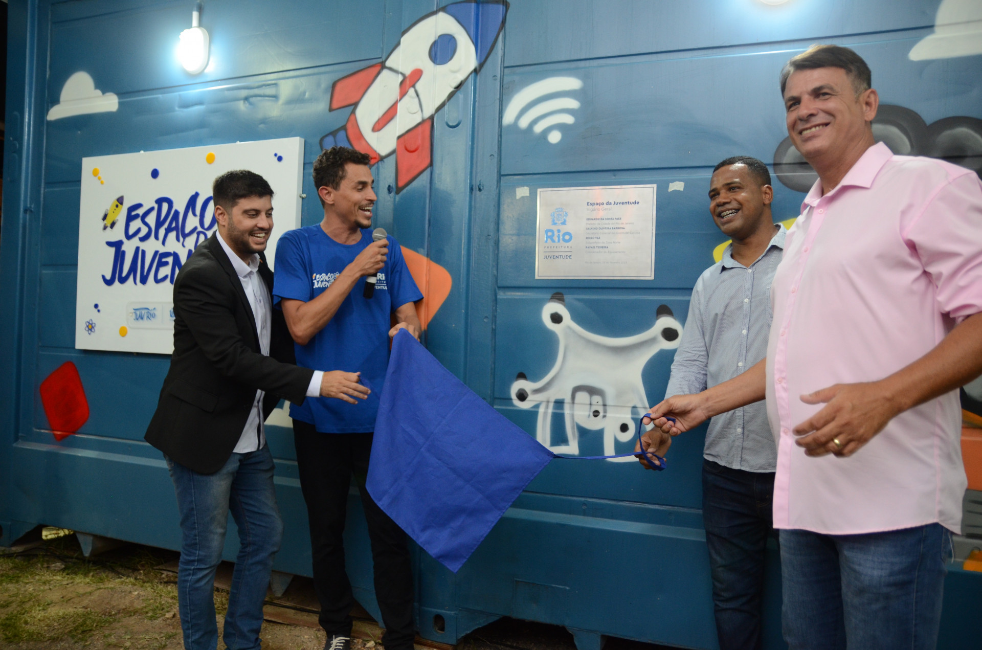 Inauguração do O Espaço da Juventude de Vigário Geral, nesta terça-feira (28) - Tadeu Goulart / JUVRio