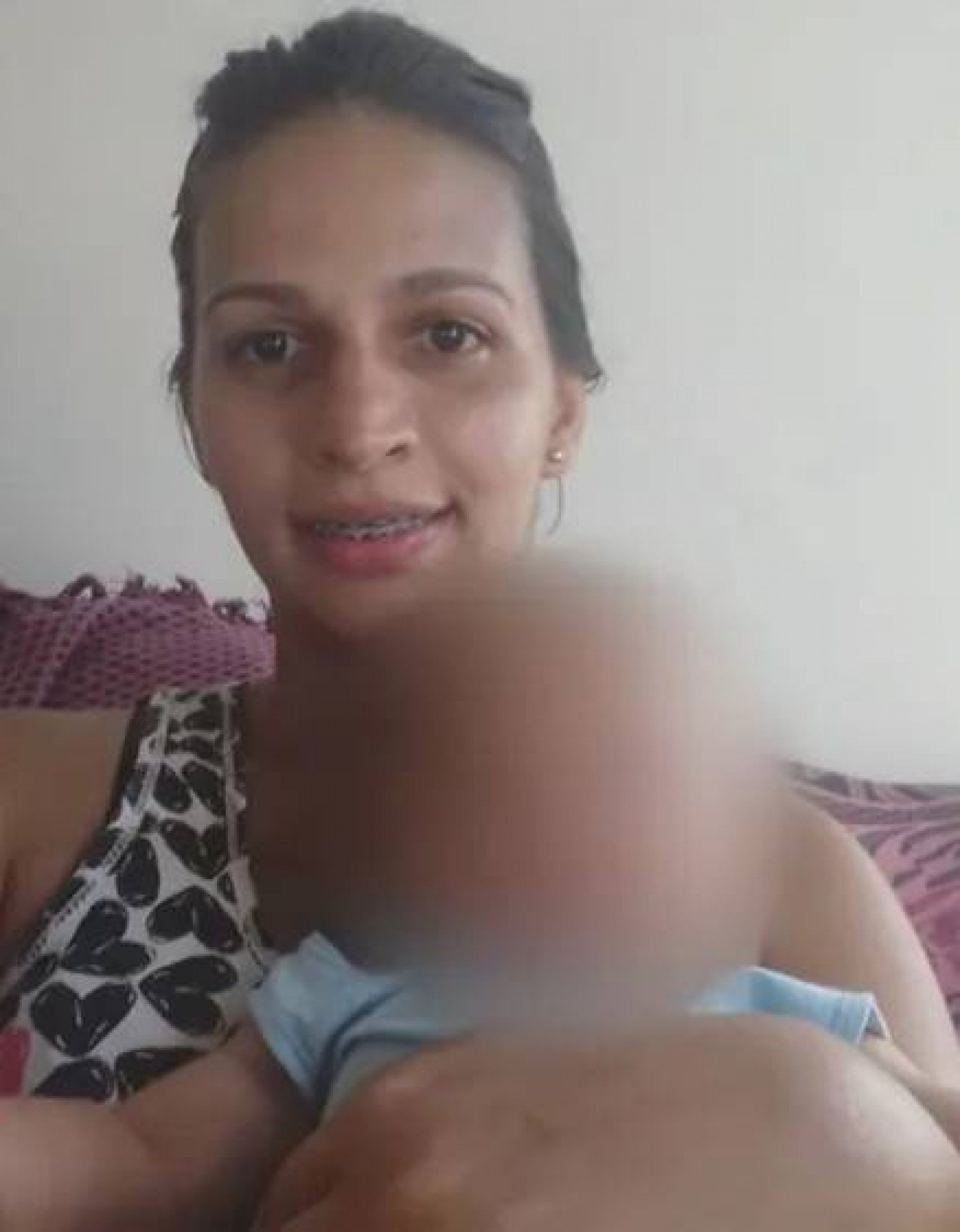 Juliane Campelo da Silva foi internada no Hospital Municipal Miguel Couto - Divulgação