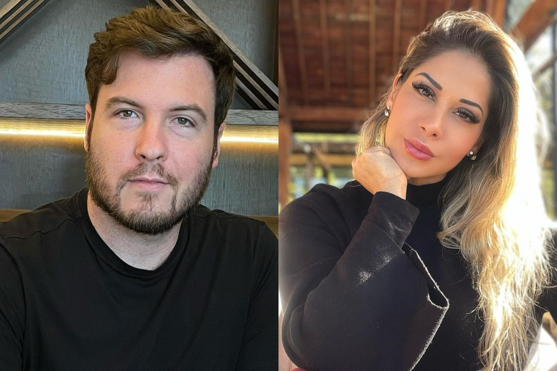 Thiago Nigro, o Primo Rico, e Maíra Cardi assumiram que estão namorando nesta quarta-feira - Reprodução/Instagram