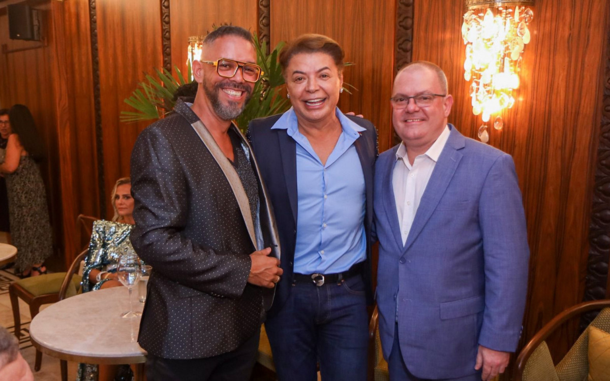 Edson Pereira, David Brazil e Andr&eacute; Vaz