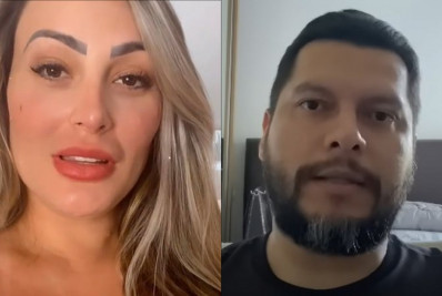 'É uma vergonha', diz ex-marido sobre Andressa Urach ao lado do filho em boate de entretenimento adulto
