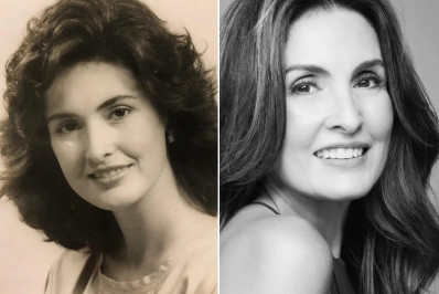 Fátima Bernardes relembra foto do início da carreira: 'Pouco depois de começar na Globo'
