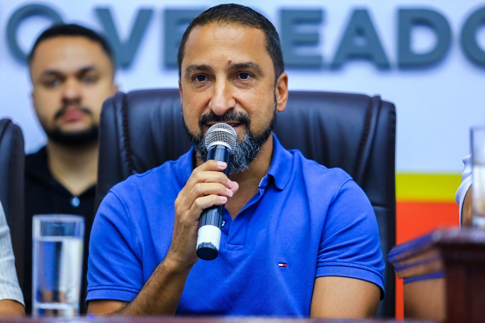 O secret&aacute;rio de Sa&uacute;de, Fl&aacute;vio Gon&ccedil;alves, defende um atendimento cada vez mais humanizado - Rafael Barreto / PMBR