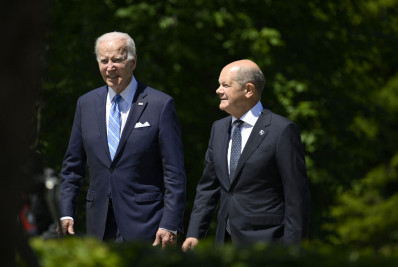 Biden recebe chanceler alemão para enviar mensagem de unidade à Rússia e China