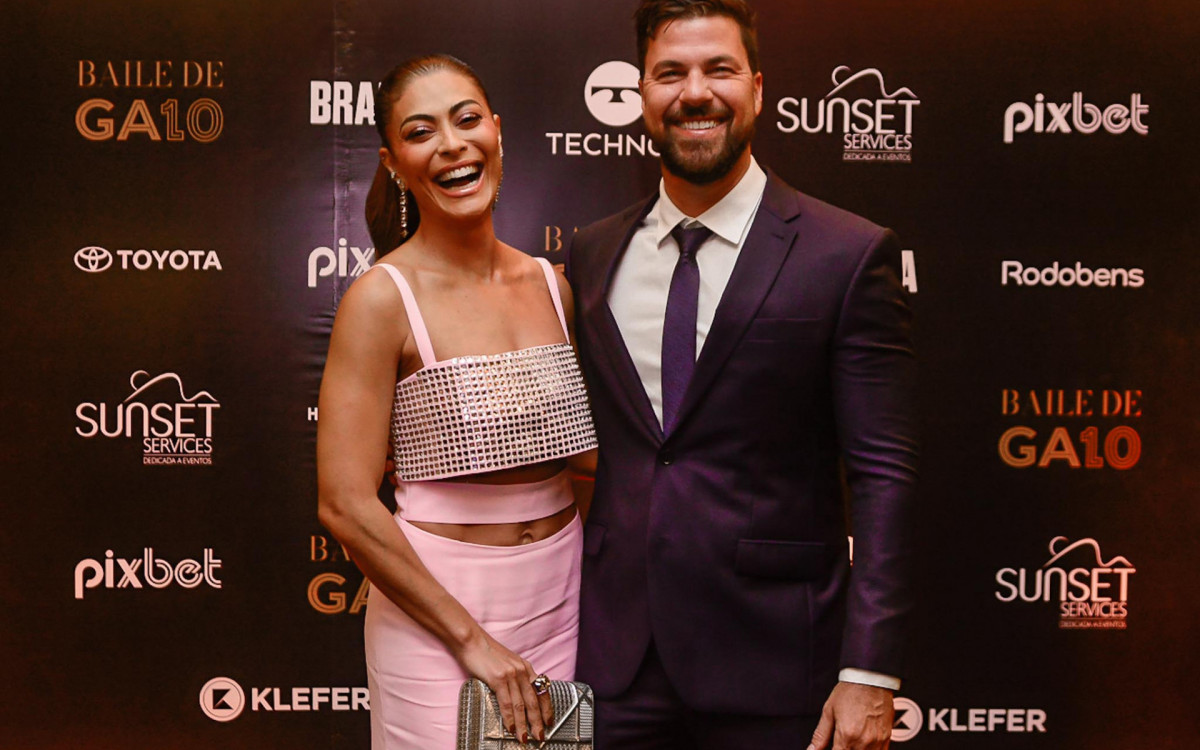 Juliana Paes e o marido, Carlos Eduardo Batista