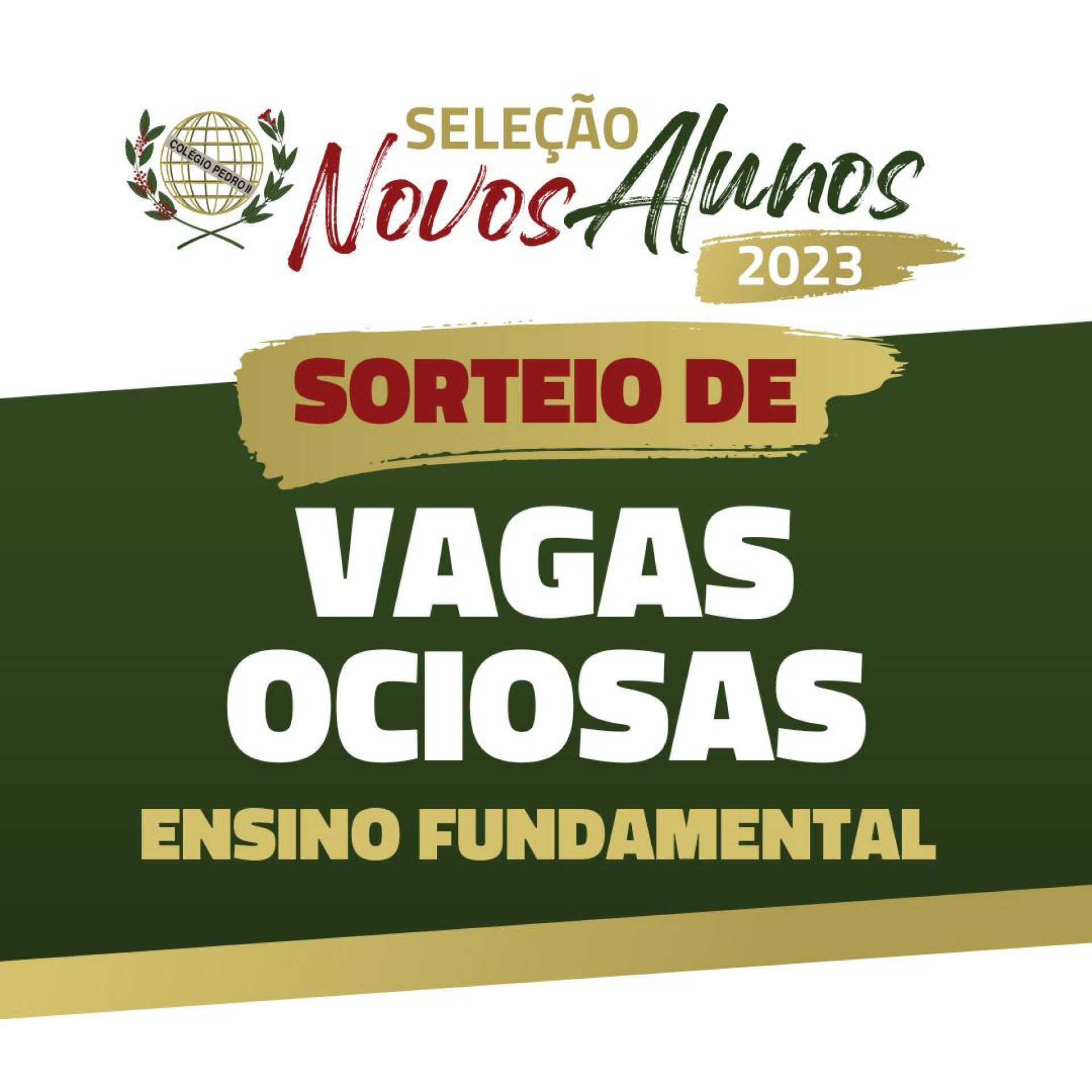 Sorteio vale para turmas do 3º ao 5º ano e do 7º ao 9º ano