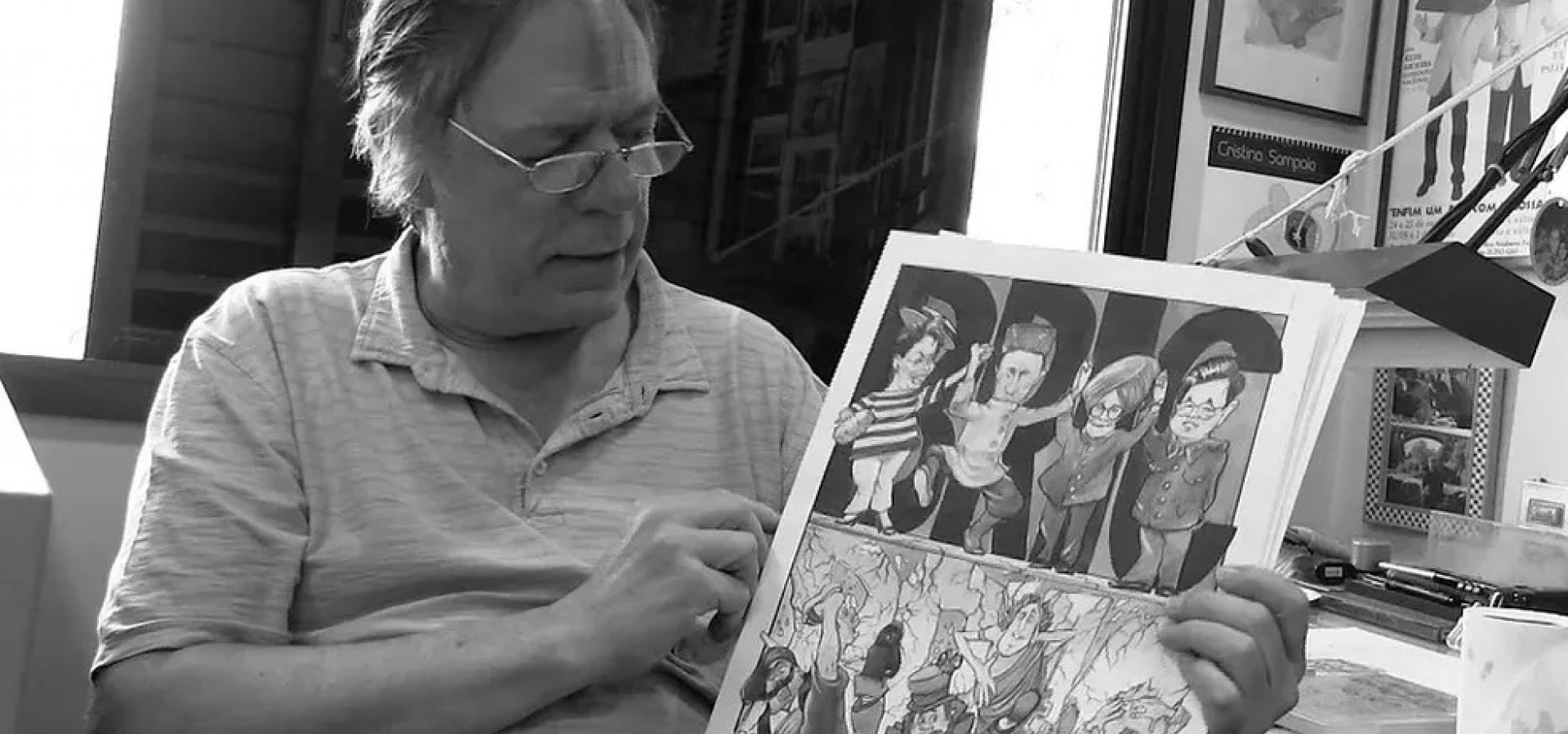 Morre cartunista Paulo Caruso aos 73 anos em São Paulo - Reprodução/Paulocaruso.com