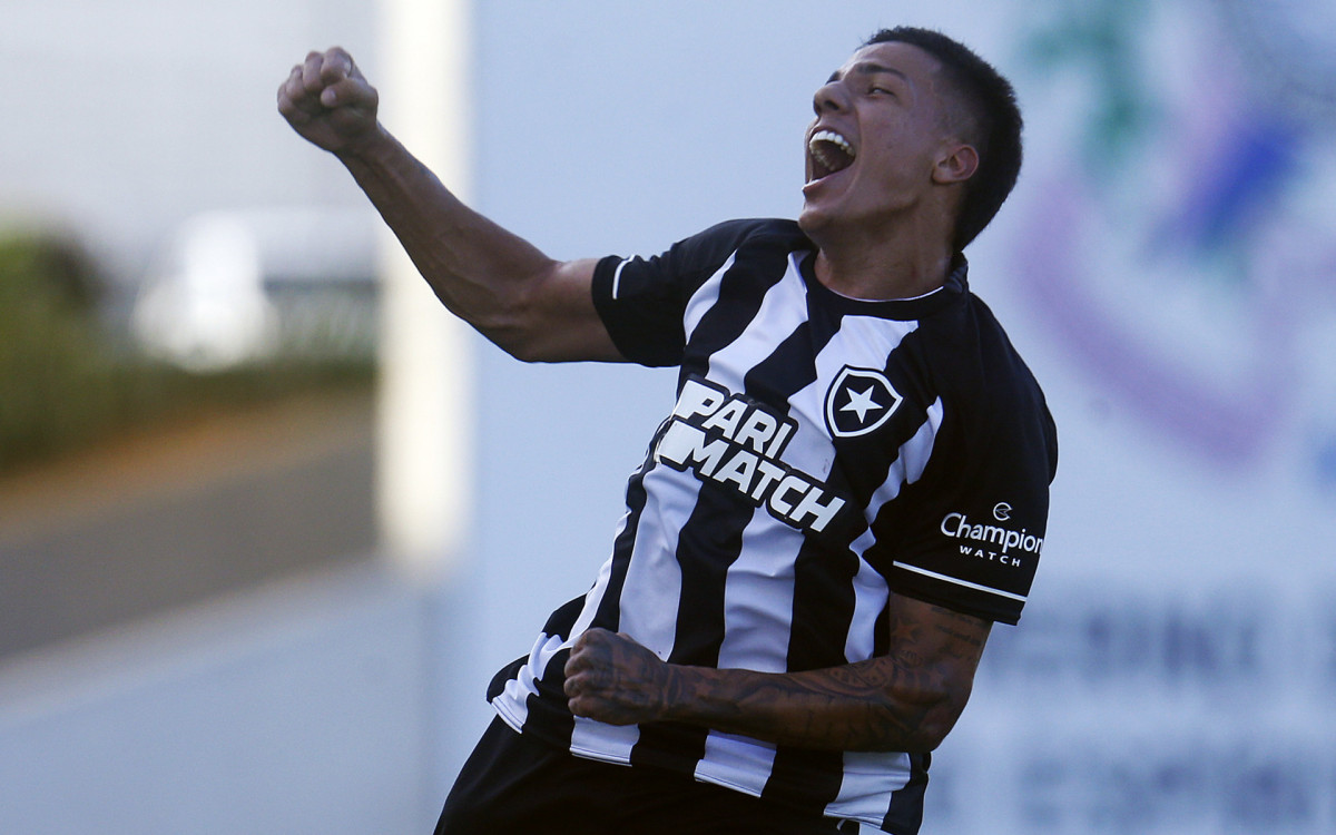 Carlos Alberto marcou na vit&oacute;ria do Botafogo contra o Resende