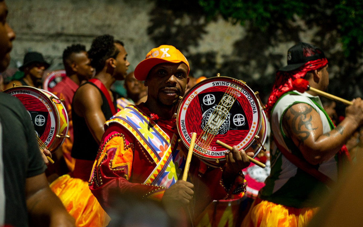 Alegria tomou conta dos componentes da Verde e Branco - Thaís Brum