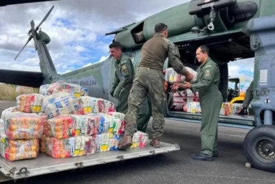 FAB já transportou 400 toneladas de alimentos aos Yanomami