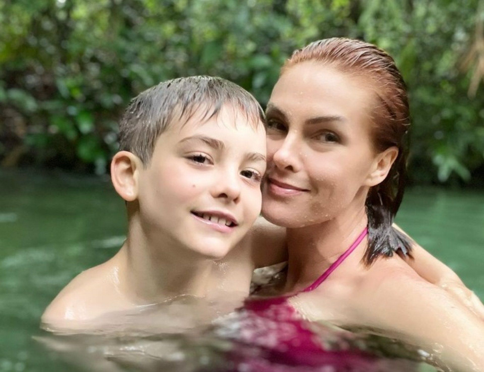Ana Hickmann e o filho, Alexandre - Reprodução do Instagram