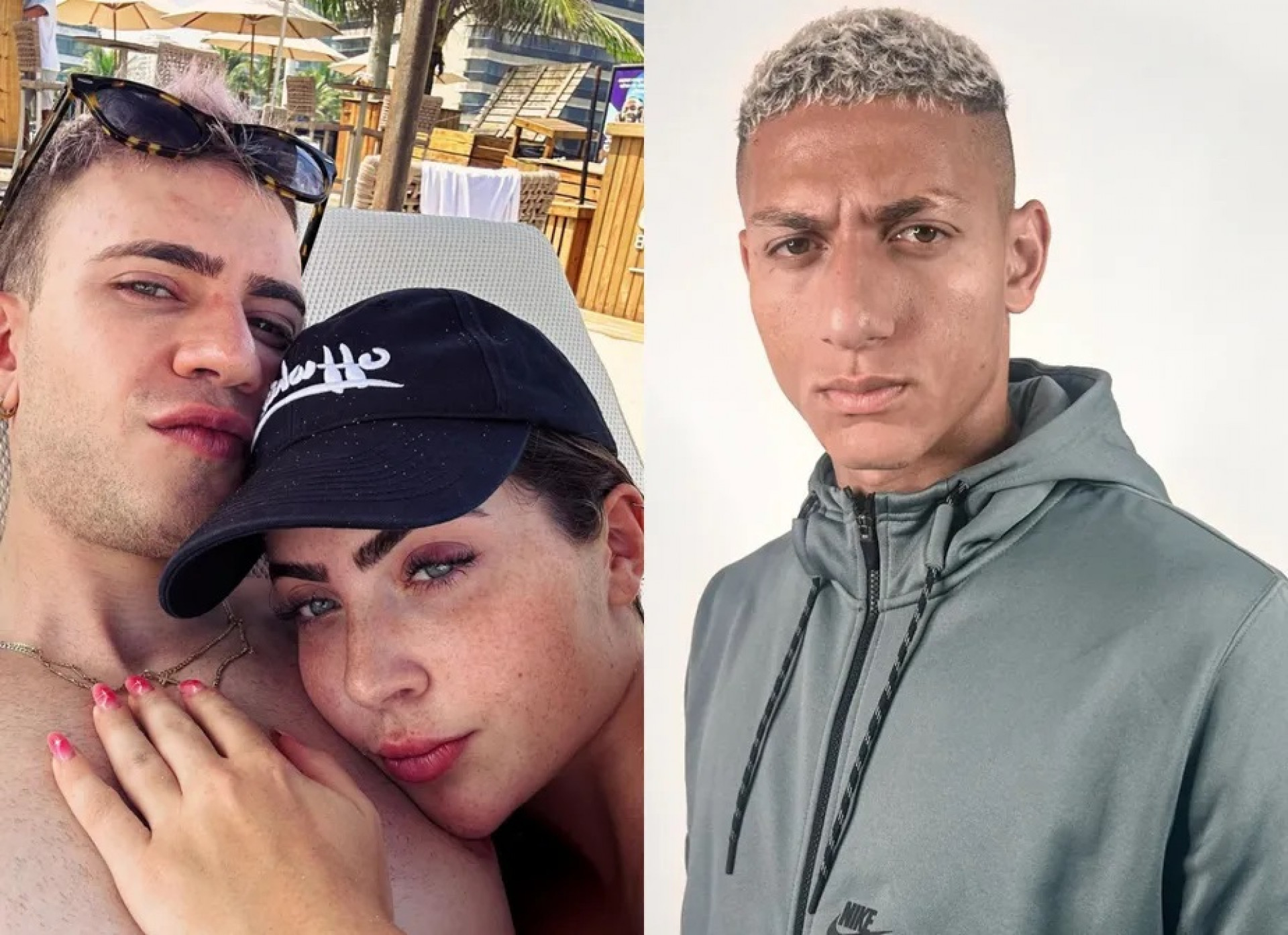 Leo Picon para de seguir Richarlison após jogador chamá-lo de cunhado - Reprodução Internet