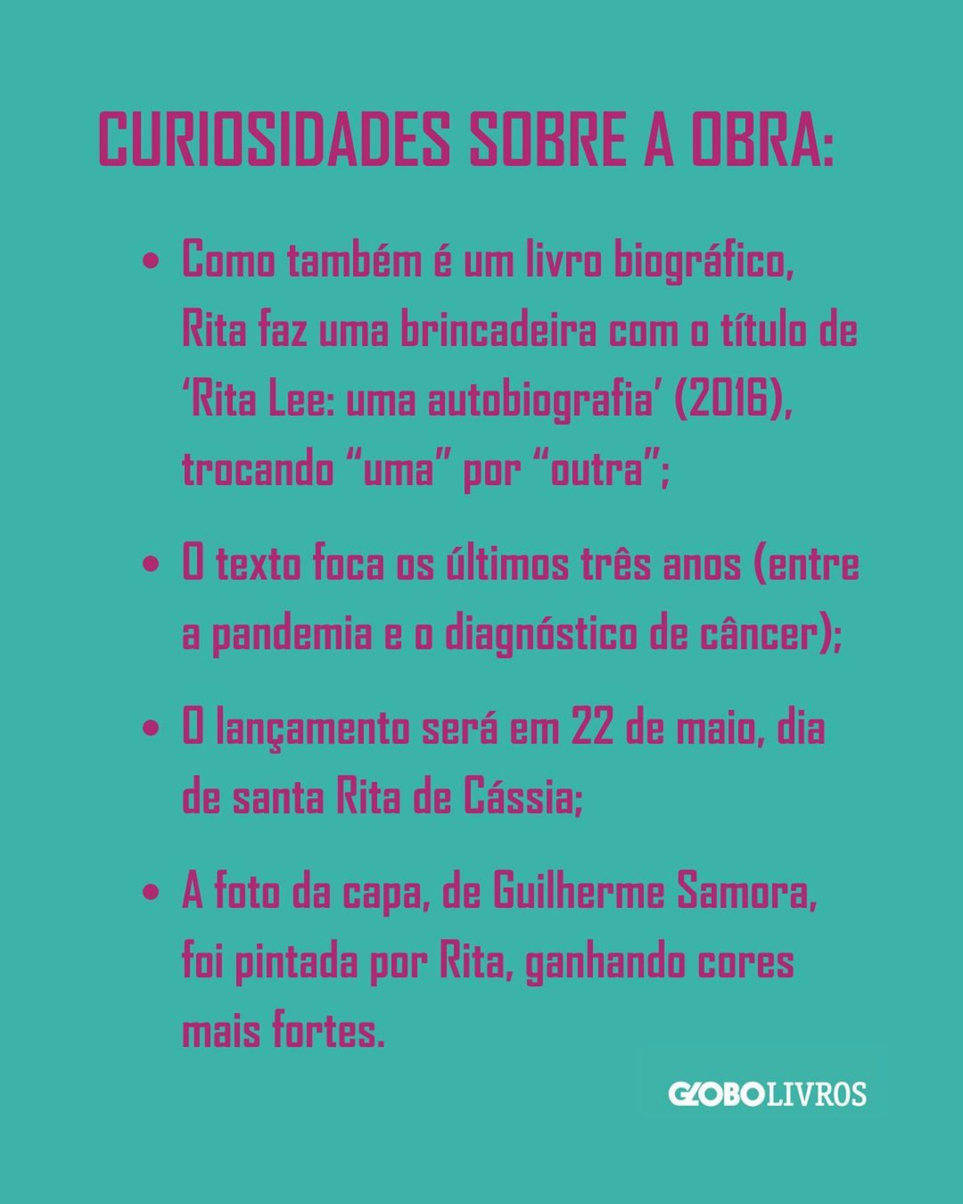 Rita Lee lançará nova autobiografia em que vai falar sobre câncer de pulmão - Reprodução Internet