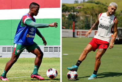 Arias e Arrascaeta refletem os momentos de Fluminense e Flamengo
